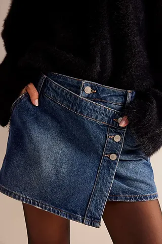 We the Free Wynne Denim Skirt