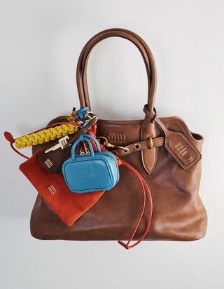 Miu Miu Aventure Nappa Leather Bag