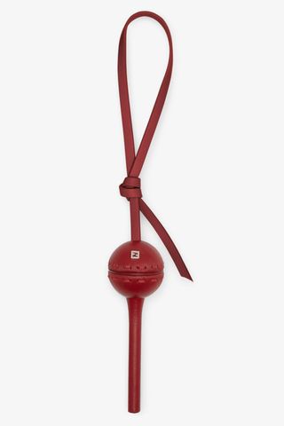 Fendi X Chupa Chups Charm Lollipop Holder Charmburgundy Leather