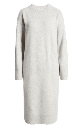 Long Sleeve Wool & Cashmere Sweater Dress