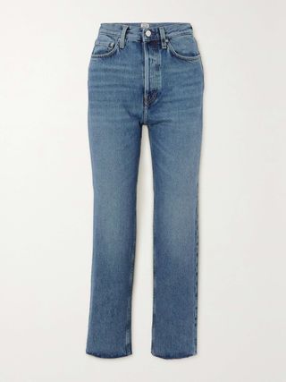 + Net Sustain Classic Cut High-Rise Straight-Leg Organic Jeans