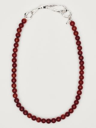 Massimo Dutti, Veined Stone Necklace