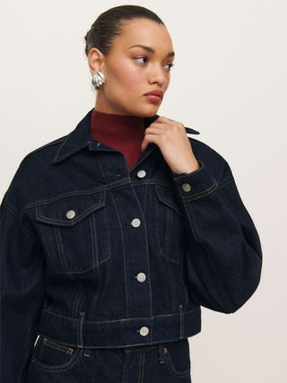 Jori Cropped Denim Jacket