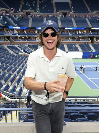 Joe Keery attends the 2024 US Open with Dobel Tequila