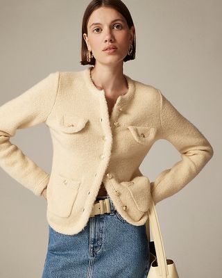 Textured Sweater Lady Jacket