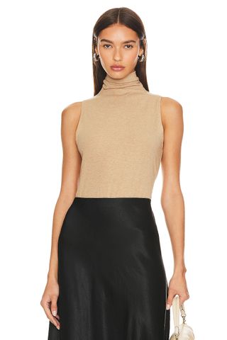 Sleeveless Turtleneck