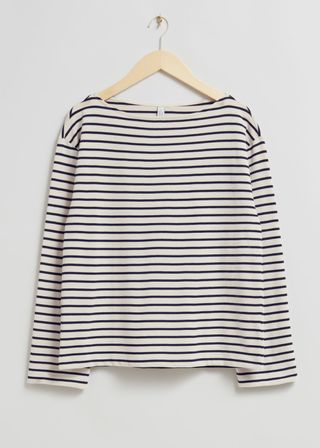 Striped Jersey Top