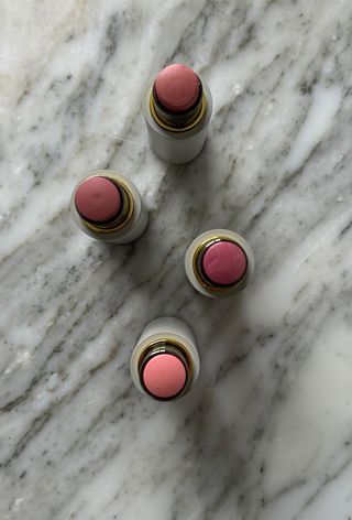 Photo of Westman Atelier Blush sticks, including Chouchette, Petal, Dou Dou and Coquette