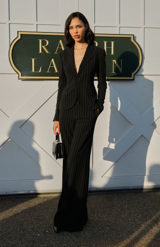 Nara Smith at Ralph Lauren S/S 25 show