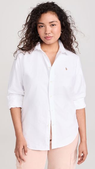 Cotton Oxford Long Sleeve Buttondown