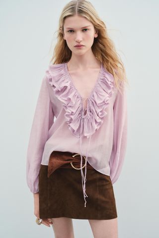 Ruffled Blouse Zw Collection