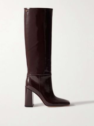 Vanta 95 Patent-Leather Knee Boots