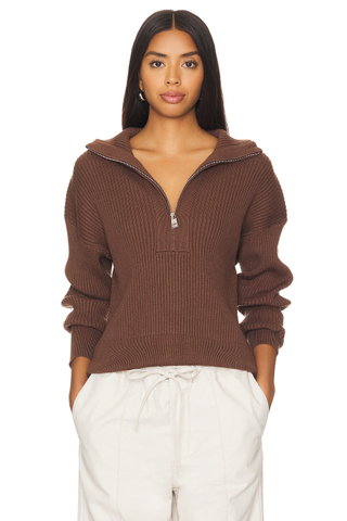 Varley Janie Half Zip Knit Sweater