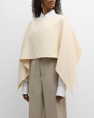 Karin Cashmere Crop Poncho Top