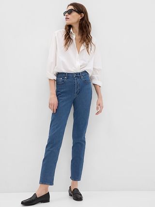 High Rise Cheeky Straight Jeans