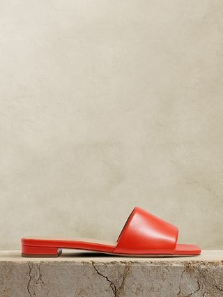 Lucca Leather Slide Sandal