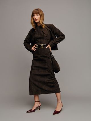 Veda Kendi Leather Dress