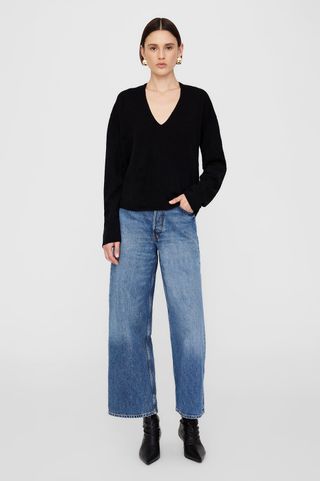 Athena Sweater - Black Cashmere