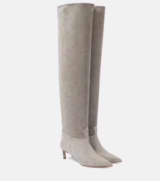 Ulla Johnson, Carolina 55 suede over-the-knee boots