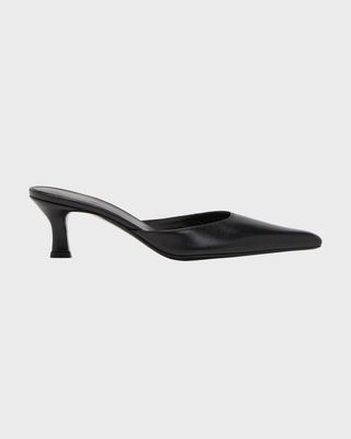 Cybil Leather Mule Pumps