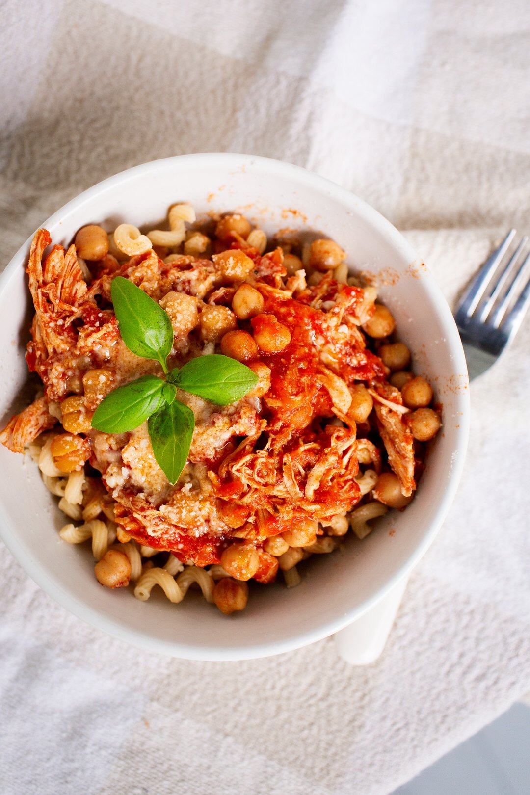 chicken and chick pea Italian crockpot recipe