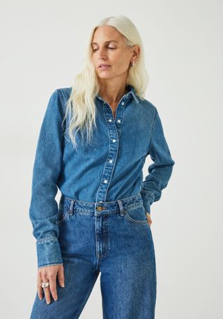 Danica Fitted Denim Shirt