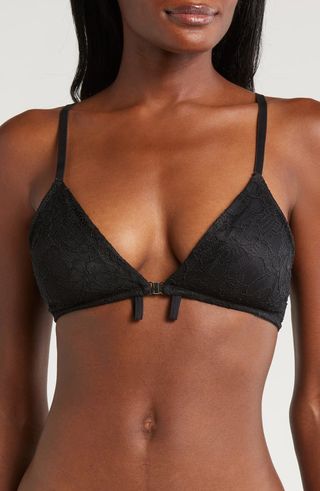 The Convertible Plunge Front Close Adaptive Bralette