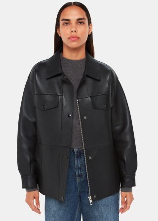 Clean Bonded Leather Jacket