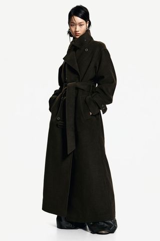 Belted Maxi Coat