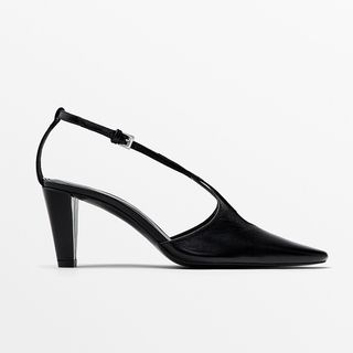 Massimo Dutti, High-Heel Shoes With Criss-Cross Straps