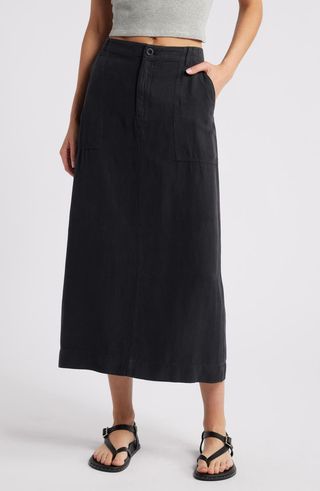 Utility Maxi Skirt