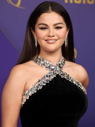 Selena Gomez's Emmys 2024 beauty look.