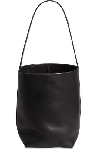 Small Park North/south Leather Tote