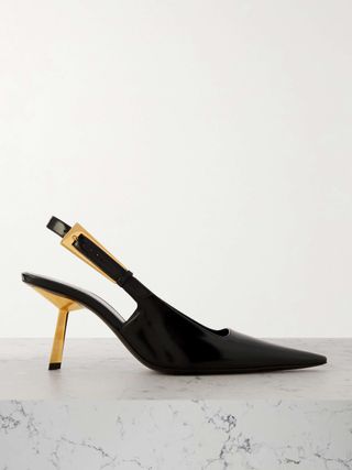 Lee Leather Slingback Pumps