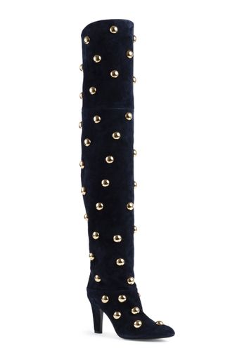 Eve Studded Leather Over-The-Knee Boots