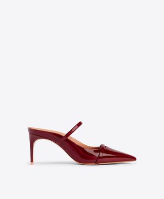 Aurora 70 - Bordeaux Patent Leather Mules