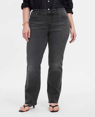 Madewell, The '90s Straight Mid-Rise Jeans in Landale Wash