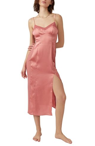 City Cool Satin Slipdress