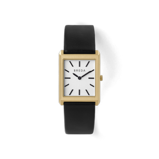 Virgil | Rectangle Watch | Gold/black | Breda Watch