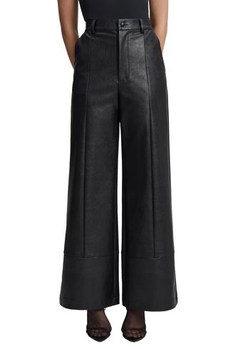 Marlowe Faux Leather Wide Leg Pants