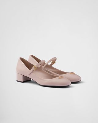 Prada, Nappa Leather Mary Jane Pumps