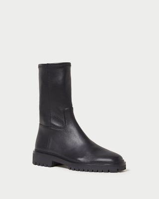 Danny Black Mid Lug Boot