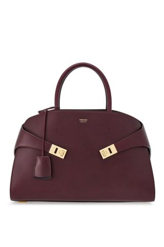 Ferragamo Medium Hug Leather Tote