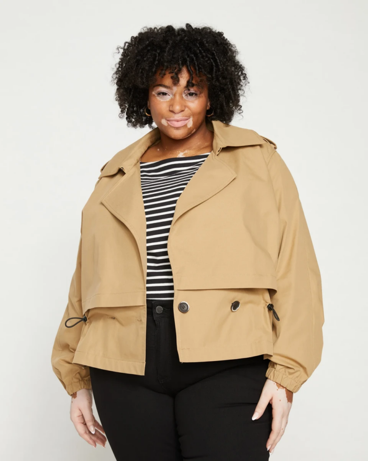 Leonard Cropped Trench Coat