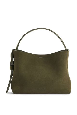 Suede Crossbody Bag