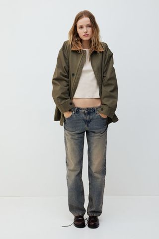 Oversized Canvas Jacket