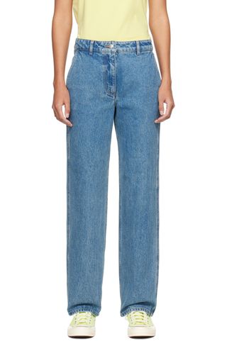 Maison Kitsuné, Indigo Straight Jeans