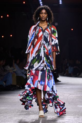 poster print patterns at milan fashion week spring summer 2025