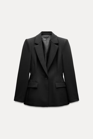 zara, tailored blazer