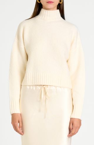 WAYF, Charlie Mock Neck Sweater